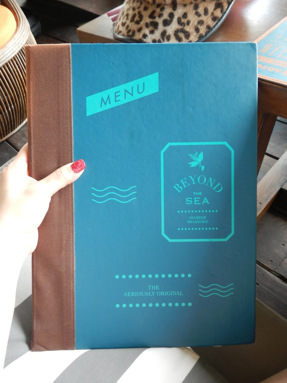 BEYOND THE SEA, Siamese Brasserie Menu
