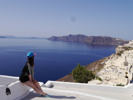 Landscape Santorini Sea