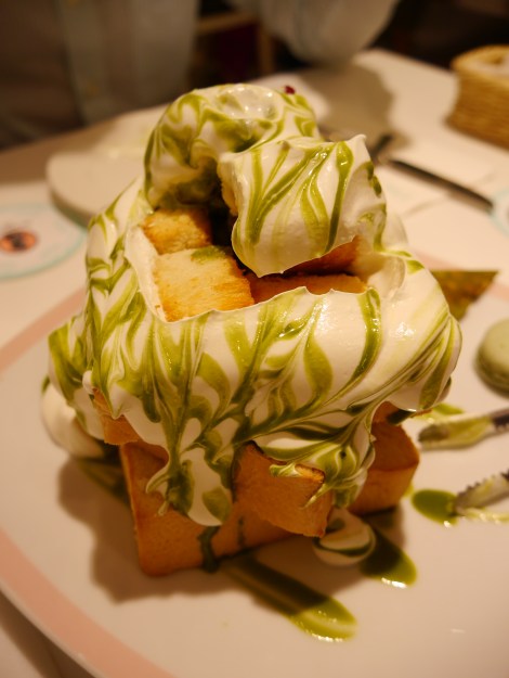 Dazzing Cafe HongKong Matcha Toast