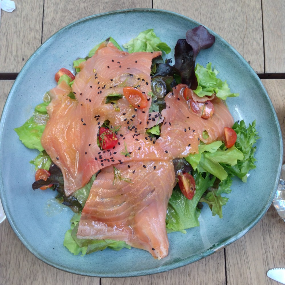 Smoked salmon salad - my all-time salad of choice