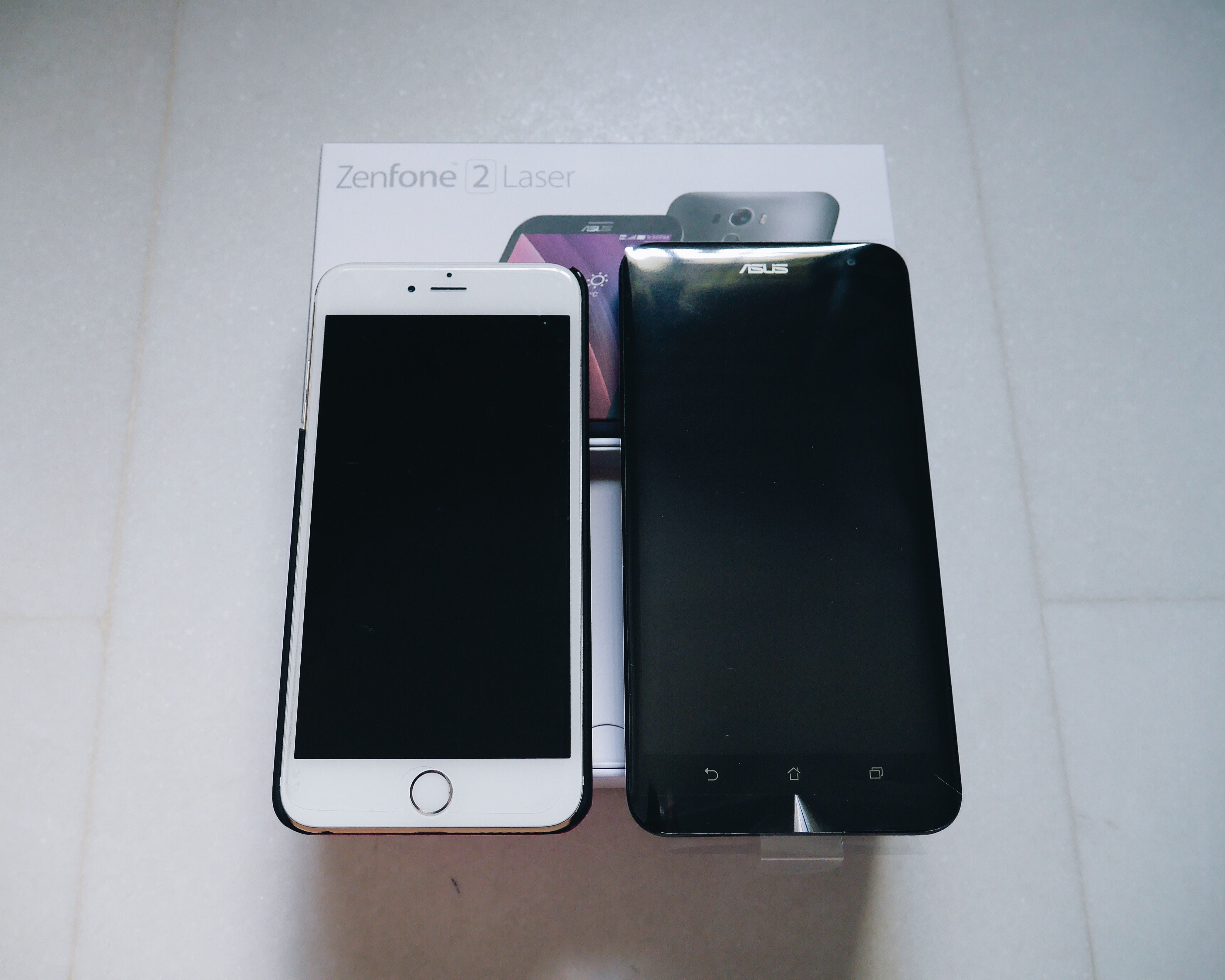 ASUS ZENFONE 2 LASER [VIKTORIA JEAN] vs iPhone 6 Plus 2